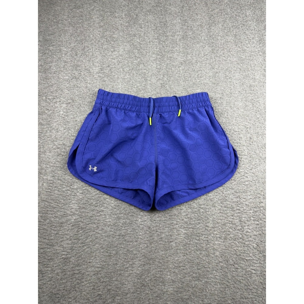 Under Armour‎ Women's XS Fly-By 2.0 Running Shorts Blue Athletic Gym